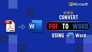 CONVERT PDF TO WORD USING MICROSOFT WORD | PC TIPS EP#2 | OFFICE 365 | OFFICE 365 NEW FEATURES |