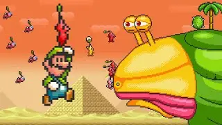 Pikmin in Super Mario Bros 3: Luigi's Tale (World 2)