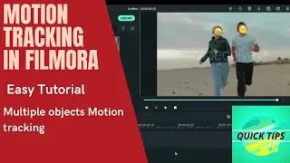 🆕How to use Motion Tracking in Filmora | Multiple motion tracking | Tutorial