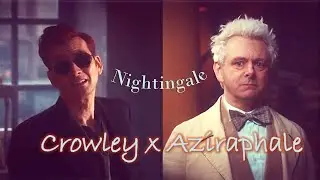 Crowley x Aziraphale (Ineffable husbands) - Nightingale 😈❤👼