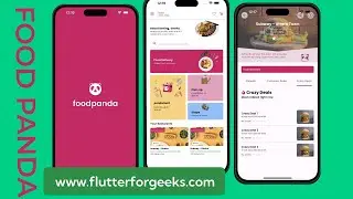 Flutter Tutorial: Building a FoodPanda App UI Clone from Scratch | UI Design & Coding | Figma Design