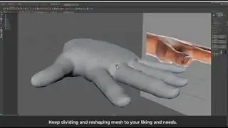 Autodesk Maya 2020  Low Poly human hand modeling tutorial