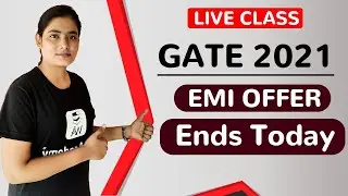 [LIVE] GATE 2021 | EMI Offer Ends today | Enroll Now in GATE Mechanical Course