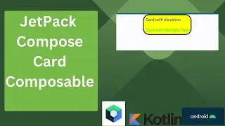 Card Composable in Jetpack Compose | Kotlin | Android Studio Tutorial - Quick + Easy