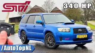 340HP Subaru Forester STI REVIEW on AUTOBAHN [NO SPEED LIMIT] by AutoTopNL