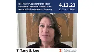 Dean's Distinguished Speaker Series - Tiffany S. Lee, Ph.D.