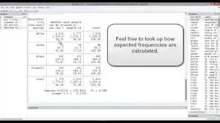 Stata Tutorial: Cross-tabulation and Chi-squared test