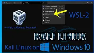 How to Run Kali Linux Tools On Windows Terminal Using WSL 2 in Windows 10 | Install Kali in Win 10