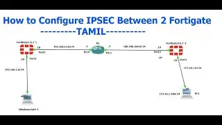 How to Configure IPSEC between Fortigate-2-Fortigate || [TAMIL]