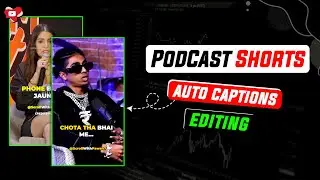 Podcast Shorts video Kaise banaye | How To Make Podcast Shorts | auto caption in podcast