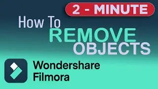 Remove Object with New AI Smart Cutout | Wondershare Filmora 12 | Filmora Video Editing Tutorial