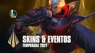 Skins e eventos na Temporada 2021 | Vídeo Dev – League of Legends