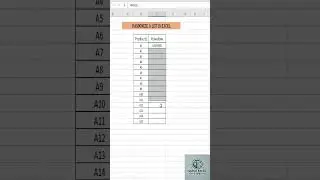 Create a Randomized List in Excel with Ease! 🎲📊#ExcelTips, #RandomizedList, #excelpro ,#exceltips