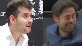 Ian Nepomniachtchi and Hikaru Nakamura BOTH LAUGH After 14 Moves DRAW