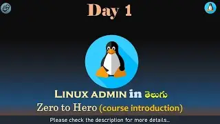 Day#01 | Linux admin course in Telugu | Introduction | CCIT | AWS | Linux in telugu