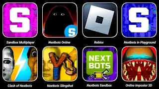 Nextbots in Playground Mod,Nextbots Online,Sandbox Multiplayer,Roblox Barry Prison