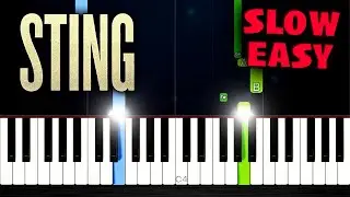 Sting - Shape Of My Heart - EASY Piano Tutorial by PlutaX