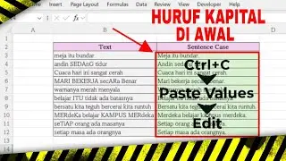 Jadikan Teks KAPITAL di Awal Kalimat Excel dengan Mudah dan Cepat!