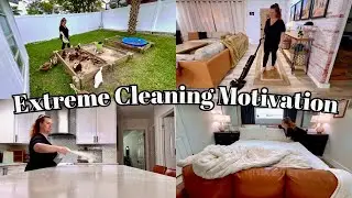 ALL DAY CLEANING MOTIVATION / WHOLE HOUSE CLEAN WITH ME 2024