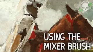 Using The Mixer Brush Tool