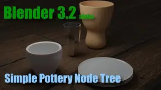 Blender 3.2 Geometry Nodes: Pottery / Lathe Node Tree