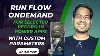 Run Flow OnDemand From Dataverse Selected Records and pass parameters