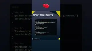 Javascript, Detect Touch Screen 