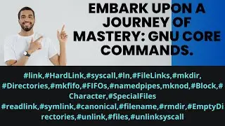 Learning Linux Series GNU Core commands or utilities   Special file types