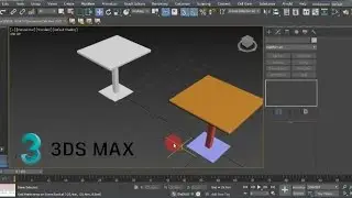 Table Modeling  In 3ds Max. ||3ds max table tutorial ||