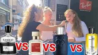 Women React to Creed Aventus, MFK Baccarat Rouge, Mancera Cedrat Boise & PDM Layton Fragrance Battle