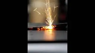 Unbelievable super powerful laser engraver sparks!