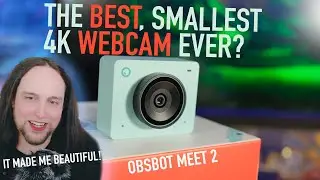 This Changes Streaming - The Best Tiny 4k Webcam? OBSBOT Meet 2 Review & Software Test