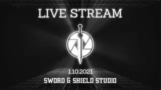 Sword & Shield Studio Live Stream | Making Lower Third Animations + Q&A