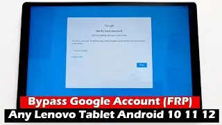 Bypass Google Account (FRP) Any Lenovo Tablet Android 10 | 11| 12 - 5 Minutes