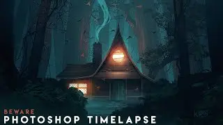 Beware | Photoshop Timelapse | Fantasy Concept Art