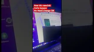 New HFZ Ramdisk tool bypass hello without change SN 