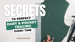 How To Trace a Dart And Pocket Effortlessly | Sewing Therapy Tips and Tricks