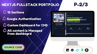 Next.js Fullstack Portfolio: Custom Dashboard with Google Authentication Part 2/3