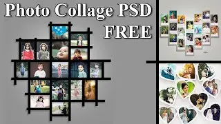 Photo Collage PSD Templates Bundle Pack !! Amazing New Collage PSD Pack