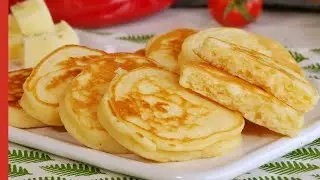 10-MINUTE SAVORY PANCAKES | Light & Fluffy Savory Pancake Recipe