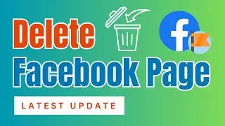 How to Delete Facebook Page Permanently 2024 (NEW UPDATE)