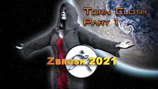 Torn Cloth Zbrush 2021 Part 1