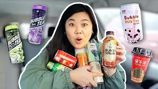 TRYING & RANKING EVERY CANNED BOBA DRINK from the Asian Supermarket!