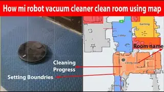 Hindi | How mi robot vacuum cleaner clean room using map