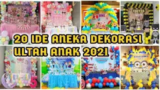 20 IDE INSPIRASI ANEKA DEKORASI ULTAH ANAK SEDERHANA