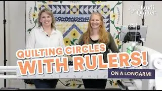 How to Use a Circle Quilting Ruler | Multi Circle and Multi Clamshell Tutorial