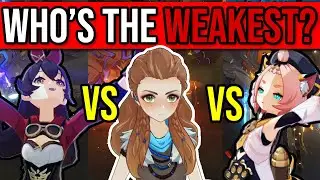 DPS SHOWDOWN! Aloy vs Diona vs Amber! WHOS THE WORST DPS?! Genshin Impact