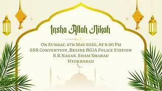 Muslim Wedding Video | Islamic Wedding invitation video | Wedding Video Template Free Download