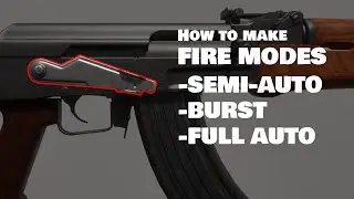 Unreal Engine 5 How to make all FIRE MODES Semi Auto, Burst, Full Auto