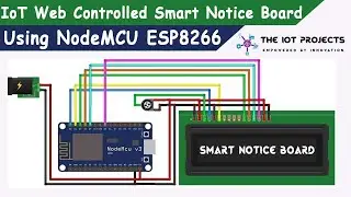 IoT Web Controlled Smart Notice Board using NodeMCU ESP8266